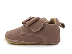 Wheat dusty rouge hjemmesko med sløjfe